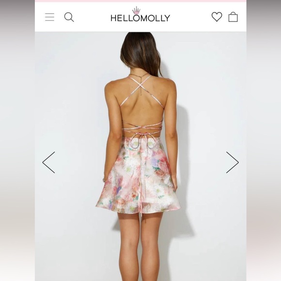 Hello Molly Pretty Painting Mini Dress BNWT - Picture 2 of 4
